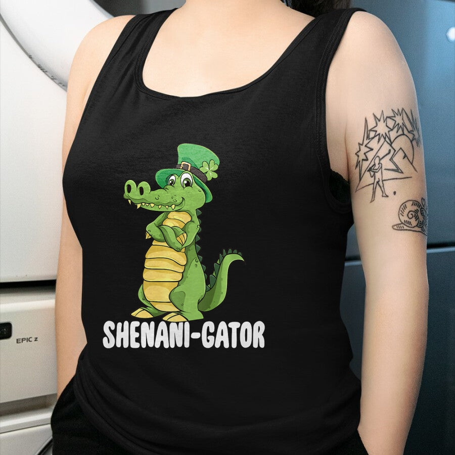 Patrick Day Shirts for Family, Funny Patrick Day shirts, st patrick's day Unisex T-Shirt/Hoodie/Sweatshirt HLT00 - Shenanigator Saint Patrick Day Irish Alligator Shenanigans Premium T-Shirt