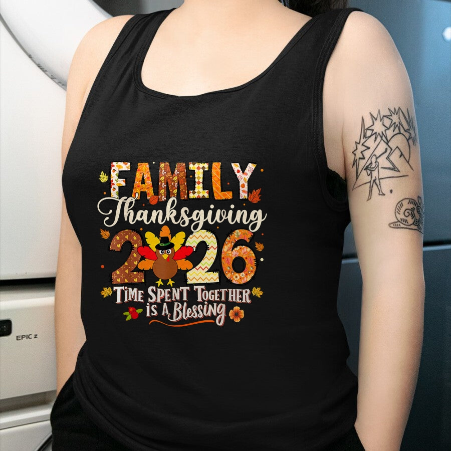 Best Thanksgiving Family Shirt , Funny Thanksgiving UnisexT-Shirt/Hoodie/Sweatshirt HLT00 - Family Thanksgiving 2026 Thanksgiving Crew Matching Group T-Shirt (1)