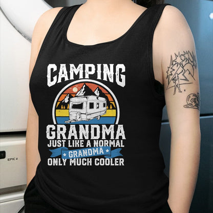 Funny Camping Shirt, Gift For Camping Lover Unisex T-Shirt/Hoodie/Sweatshirt HLT00 - Camping Grandma Funny Camper RV Retro Outdoors Womens Gift T-Shirt