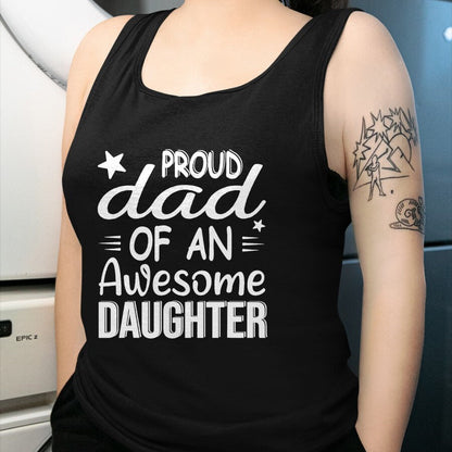 Gift for Dad Shirt, Funny Dad Unisex T-Shirt/Hoodie/Sweatshirt HLT00 – Men Proud Dad Of A Girl An Awesome Daughter Father_s Day T-Shirt
