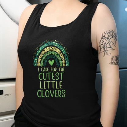 Patrick Day Shirts for Family, Funny Patrick Day shirts, st patrick's day Unisex T-Shirt/Hoodie/Sweatshirt HLT00 - I Care For The Cutest Clovers St. Patrick Day NICU Nurse T-Shirt