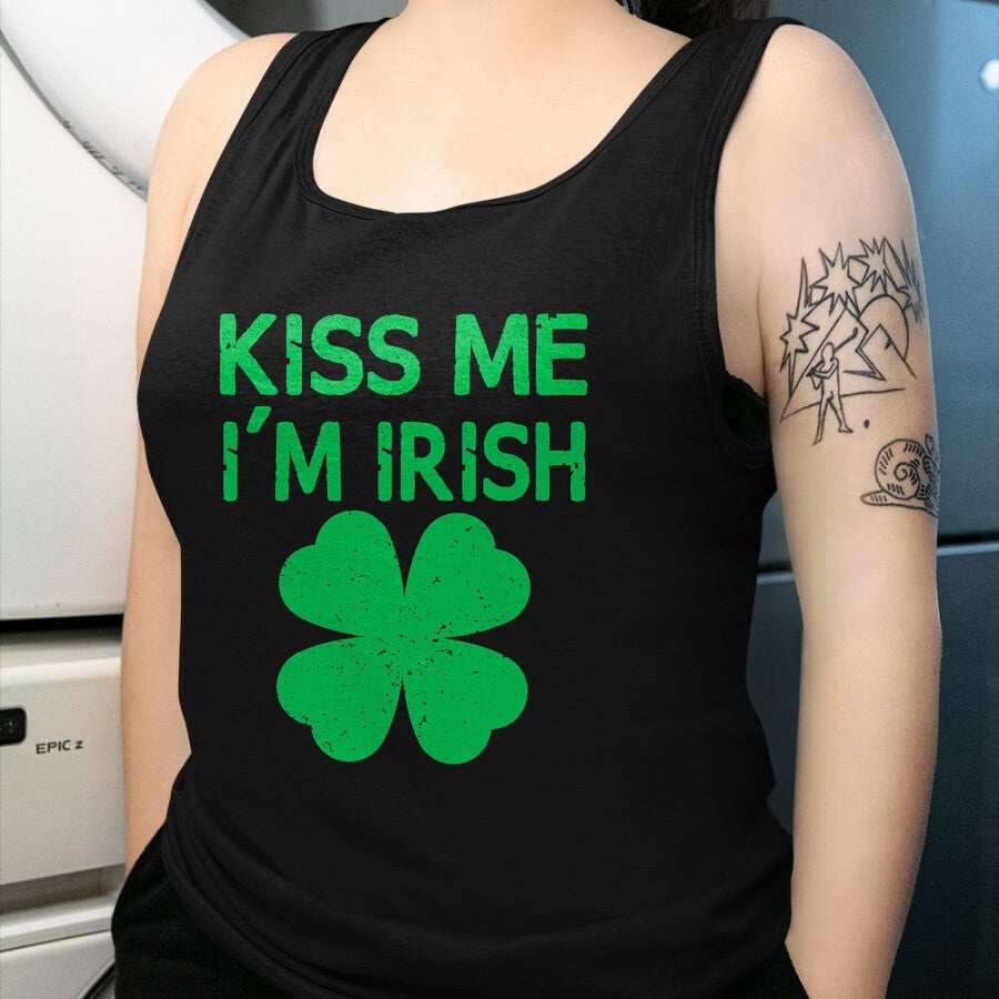 Patrick Day Shirts for Family, Funny Patrick Day shirts, st patrick's day Unisex T-Shirt/Hoodie/Sweatshirt HLT00 - Kiss Me I_m Irish Saint Patrick Day T-Shirt