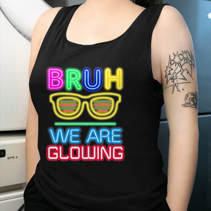 Best Thanksgiving Family Shirt , Funny Thanksgiving UnisexT-Shirt/Hoodie/Sweatshirt HLT00 - Bruh We are Glowing in My Glowing Era Group Team Tie Dye T-Shirt