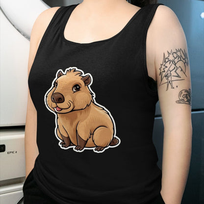 Cute Capybara Shirt, Funny Capybara Unisex T-Shirt/Hoodie/Sweatshirt HLT00 - Capybara Long Sleeve T-Shirt (1)