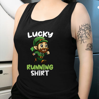 Patrick Day Shirts for Family, Funny Patrick Day shirts, st patrick's day Unisex T-Shirt/Hoodie/Sweatshirt HLT00 - Lucky Running St Patrick Day Leprechaunn Run Runner T-Shirt