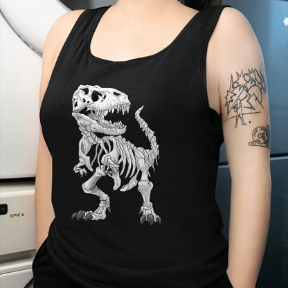 Best Dinosaur Lover Shirt, Funny Dinosaur UnisexT-Shirt/Hoodie/Sweatshirt HLT00 - T-Rex Skeleton Dino Bones Paleontologist Fossil Dinosaur T-Shirt, Men, Black, 3X-Large