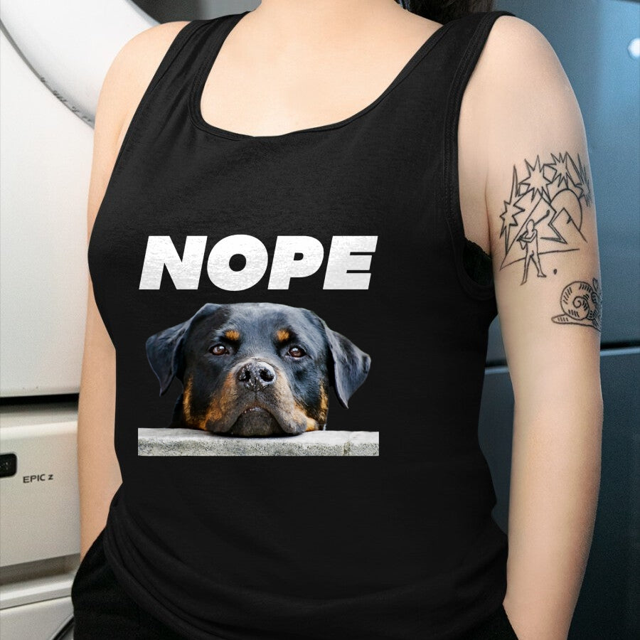 Dog Love Shirt, Dog Lover Gift T-Shirt/Hoodie/Sweatshirt HLT00 - Rotweiller Nope Rottie Face Not Today Love My Rottweiler Dog T-Shirt