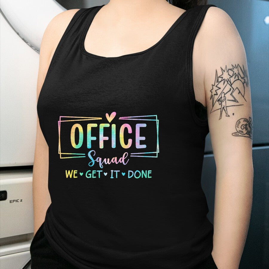 Best Student Shirt, Funny Back To School UnisexT-Shirt/Hoodie/Sweatshirt HLT00 - Office Squad We Get It Done Back to School Happy First Day T-Shirt