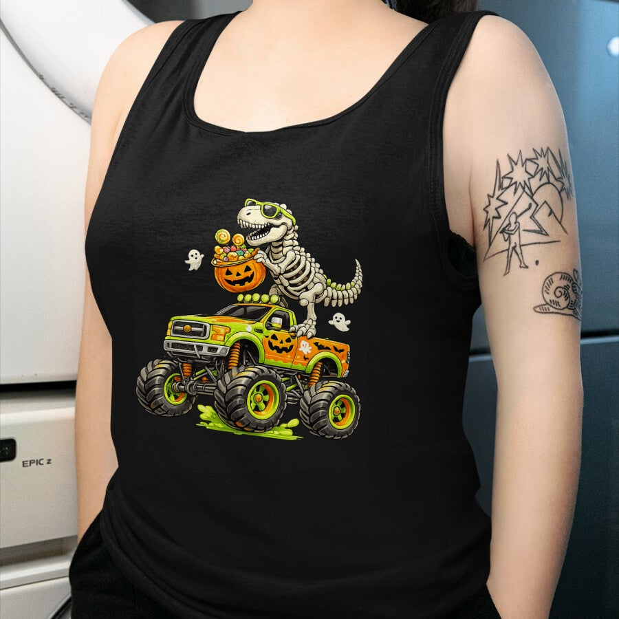 Best Dinosaur Lover Shirt, Funny Dinosaur UnisexT-Shirt/Hoodie/Sweatshirt HLT00 - Monster Truck Dinosaur Halloween Skeleton T-Rex Boys Kids T-Shirt