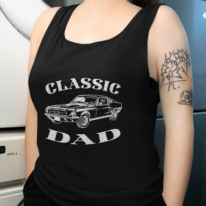 Gift for Dad Shirt, Funny Dad Unisex T-Shirt/Hoodie/Sweatshirt HLT00 – Funny Dad Classic Car Graphic T-Shirt