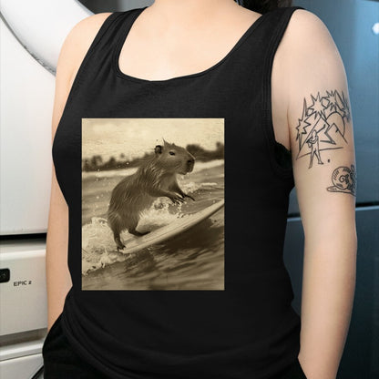 Cute Capybara Shirt, Funny Capybara Unisex T-Shirt/Hoodie/Sweatshirt HLT00 - Funny Graphic Capybara Long Sleeve T-Shirt (8)