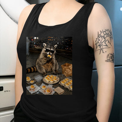 Best Thanksgiving Family Shirt , Funny Thanksgiving UnisexT-Shirt/Hoodie/Sweatshirt HLT00 - Raccoon Eating Deviled Eggs Funny Thanksgiving Humor T-Shirt