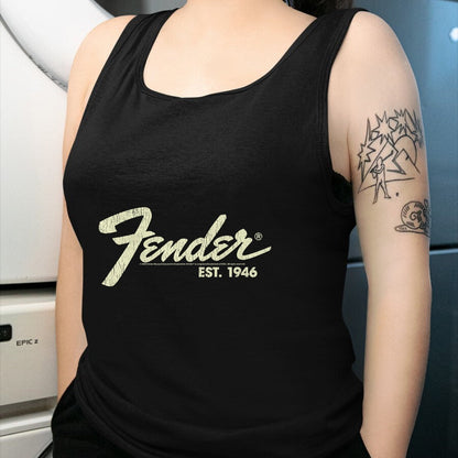 Guitar Lover Shirt, Funny Guitar UnisexT-Shirt/Hoodie/Sweatshirt HLT00 - Fender Classic Fender Est. 1946 Short Sleeve T-Shirt