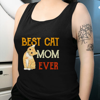 Cat Love Shirt, Funny Cat Lover Gift UnisexT-Shirt/Hoodie/Sweatshirt HLT00 - Vintage cat Best cat mom Ever Meow with My cat Funny Kitty T-Shirt (1)