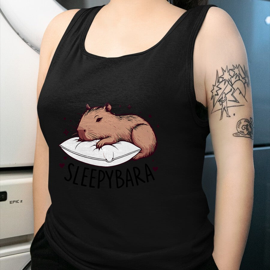 Cute Capybara Shirt, Funny Capybara Unisex T-Shirt/Hoodie/Sweatshirt HLT00 - Kids Capybara Funny Sleepybara Sleep Pajamas Girls Boys T-Shirt