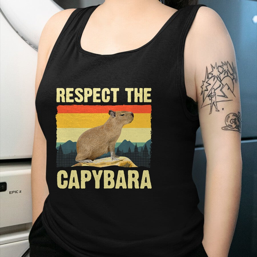 Cute Capybara Shirt, Funny Capybara UnisexT-Shirt/Hoodie/Sweatshirt HLT00 - Capybara Art for Men Women Kids Rodent Animal Lover Capybara T-Shirt