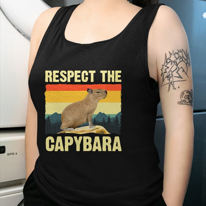 Cute Capybara Shirt, Funny Capybara UnisexT-Shirt/Hoodie/Sweatshirt HLT00 - Capybara Art for Men Women Kids Rodent Animal Lover Capybara T-Shirt