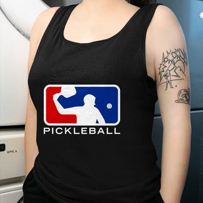 Funny Pickleball Shirt, Pickleball Lover Unisex T-Shirt/Hoodie/Sweatshirt HLT00 - Pickleball Long Sleeve T-Shirt Major Leagues
