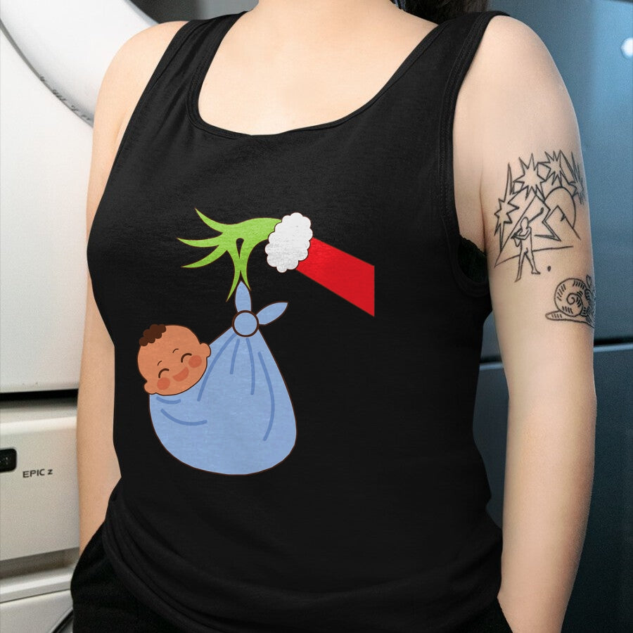 Funny Nurse Shirt, Nurse Unisex T-Shirt/Hoodie/Sweatshirt HLT00 - NICU Labor Delivery Nurse Santa Christmas Xmas Pajamas Funny T-Shirt