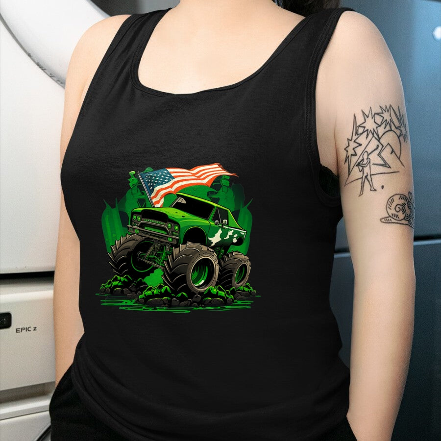 Patrick Day Shirts for Family, Funny Patrick Day shirts, st patrick's day Unisex T-Shirt/Hoodie/Sweatshirt HLT00 - Funny Leprechaun Monster Truck Shamrock St Patrick Day Boys T-Shirt
