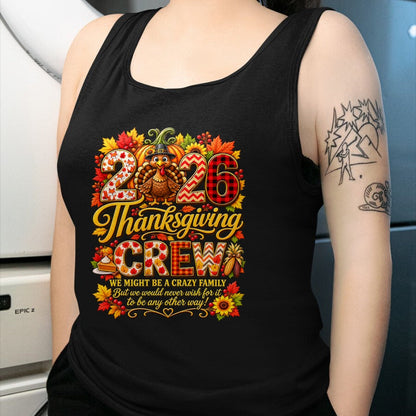 Best Thanksgiving Family Shirt , Funny Thanksgiving UnisexT-Shirt/Hoodie/Sweatshirt HLT00 - Family Thanksgiving 2026 Thanksgiving Crew Turkey Matching T-Shirt (5)