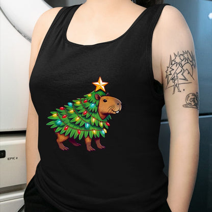 Cute Capybara Shirt, Funny Capybara UnisexT-Shirt/Hoodie/Sweatshirt HLT00 - Capybara Christmas Long Sleeve T-Shirt (2)
