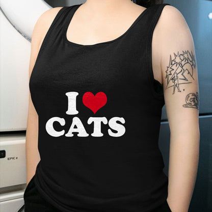 Cat Love Shirt, Funny Cat Lover Gift UnisexT-Shirt/Hoodie/Sweatshirt HLT00 - I Love Cats Cat T-Shirt