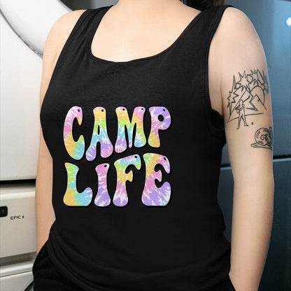 Funny Camping Shirt, Gift For Camping Lover Unisex T-Shirt/Hoodie/Sweatshirt HLT00 - Camping Summer for Girls Summer Camp Tie-Die Retro T-Shirt