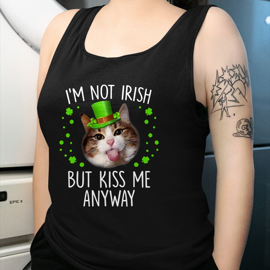 Patrick Day Shirts for Family, Funny Patrick Day shirts, st patrick's day Unisex T-Shirt/Hoodie/Sweatshirt HLT00 - I_m Not Irish But Kiss Me Anyway St. Patrick Day Gifts T-Shirt