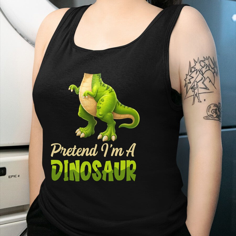 Best Dinosaur Lover Shirt, Funny Dinosaur UnisexT-Shirt/Hoodie/Sweatshirt HLT00 - Pretend I_m A Dinosaur Happy Halloween Costume Day Boys Kids T-Shirt (Copy)