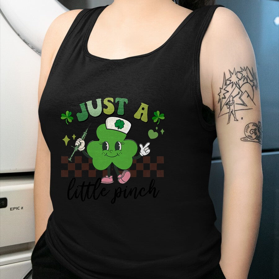 Patrick Day Shirts for Family, Funny Patrick Day shirts, st patrick's day Unisex T-Shirt/Hoodie/Sweatshirt HLT00 - Nurse St Patrick Day Just A Little Pinch RN L&D Phlebotomist T-Shirt