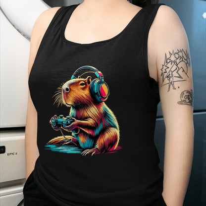 Cute Capybara Shirt, Funny Capybara UnisexT-Shirt/Hoodie/Sweatshirt HLT00 - Capybara Funny Video Games Capybara T-Shirt