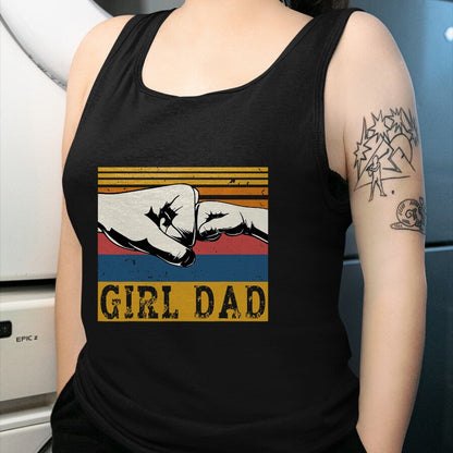 Gift for Dad Shirt, Funny Dad Unisex T-Shirt/Hoodie/Sweatshirt HLT00 – Girl Dad Men Father of Girls Fathers Day Vintage T-Shirt