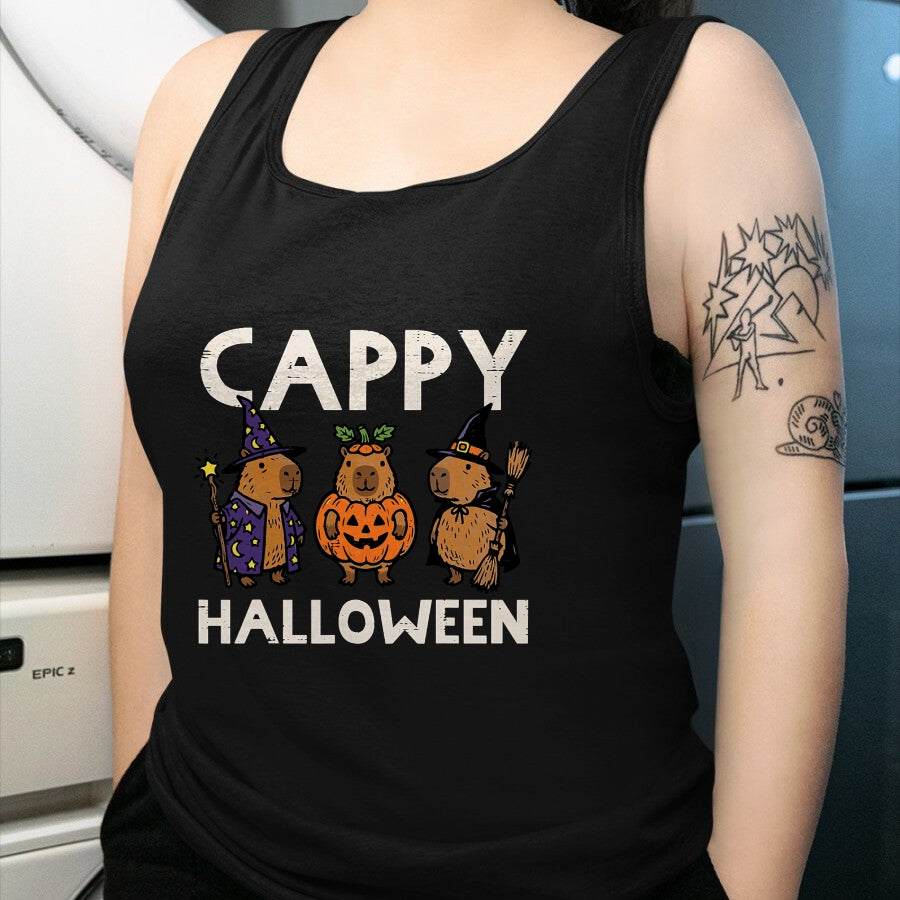 Cute Capybara Shirt, Funny Capybara Unisex T-Shirt/Hoodie/Sweatshirt HLT00 - Capybara Cappy Halloween Cute Capy Costume Men Women Kids T-Shirt