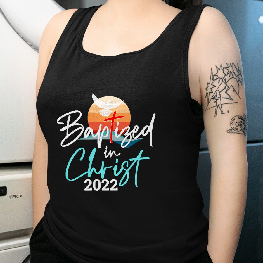 Christian Tee, Christian Faith Unisex T-Shirt/Hoodie/Sweatshirt HLT00 -  Baptized In Christ Baptism Catholic Christian Jesus T-Shirt