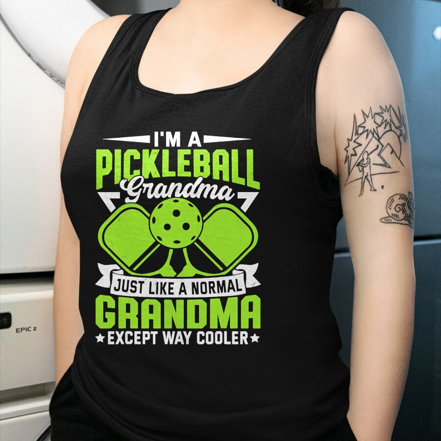 Funny Pickleball Shirt, Pickleball Lover Unisex T-Shirt/Hoodie/Sweatshirt HLT00 - Funny Pickleball Grandma Women Girls Pickle Ball Player T-Shirt