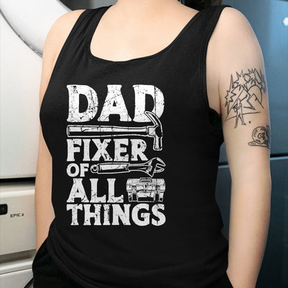Best Mechanic Life Shirt, Funny Mechanic UnisexT-Shirt/Hoodie/Sweatshirt HLT00 - Dad Fixes Everything Handyman Dad Accessories for Men Fixer T-Shirt