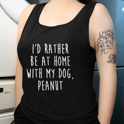 Dog Love Shirt, Dog Lover Gift T-Shirt/Hoodie/Sweatshirt HLT00 - Peanut Dog Name T-Shirt Dog Gift T-Shirt