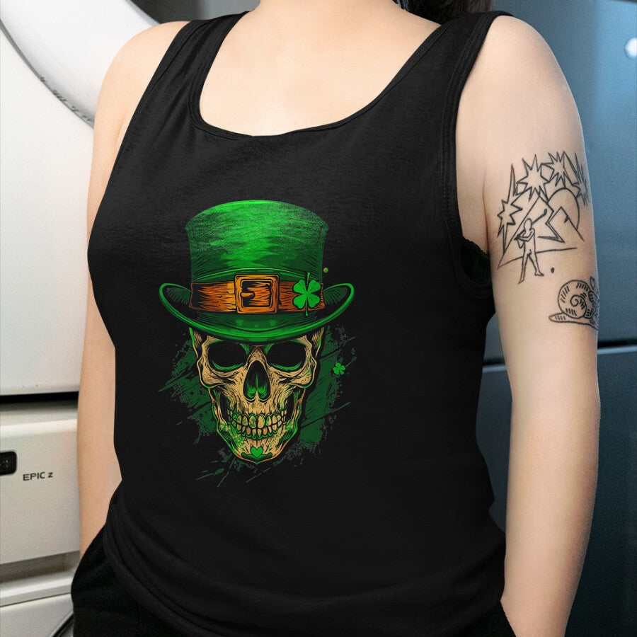 Patrick Day Shirts for Family, Funny Patrick Day shirts, st patrick's day Unisex T-Shirt/Hoodie/Sweatshirt HLT00 - Skull St Patrick Day of the Dead Lucky Shamrock T-Shirt