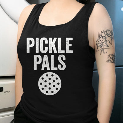 Funny Pickleball Shirt, Pickleball Lover Unisex T-Shirt/Hoodie/Sweatshirt HLT00 - Pickle Pals Funny Pickleball Friends T-Shirt