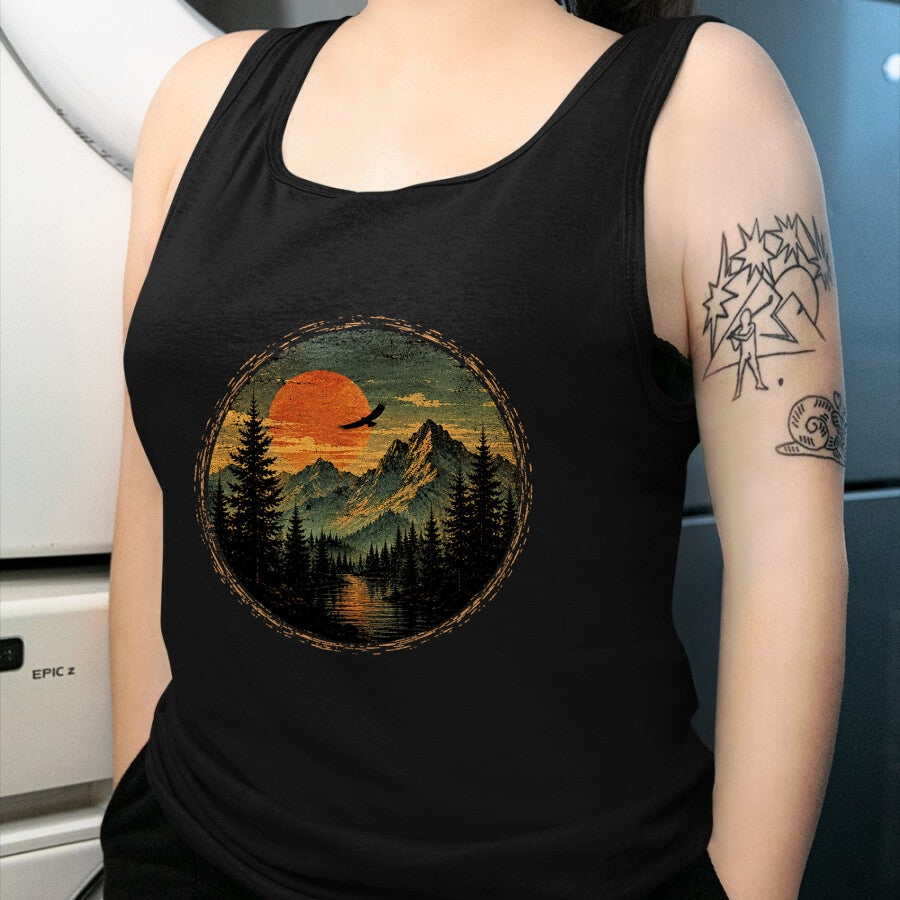 Funny Camping Shirt, Gift For Camping Lover Unisex T-Shirt/Hoodie/Sweatshirt HLT00 - Vintage Camping Forest Trees Wildlife Nature Lover Outdoor T-Shirt
