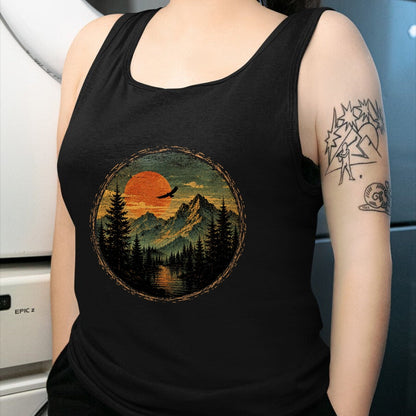 Funny Camping Shirt, Gift For Camping Lover Unisex T-Shirt/Hoodie/Sweatshirt HLT00 - Vintage Camping Forest Trees Wildlife Nature Lover Outdoor T-Shirt