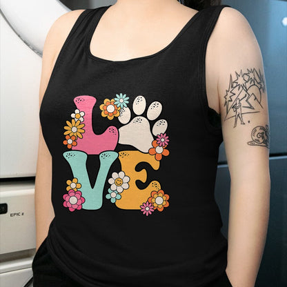 Cat Love Shirt, Funny Cat Lover Gift UnisexT-Shirt/Hoodie/Sweatshirt HLT00 - Groovy Paw Love Cat Dog Lover Pet Owner Women Girls Kids T-Shirt