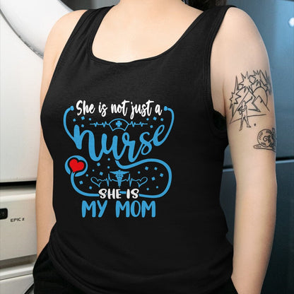 Funny Nurse Shirt, Nurse Unisex T-Shirt/Hoodie/Sweatshirt HLT00 - My Mom Is A Nurse Proud Nurse's Son Daughter RN LPN Family T-Shirt