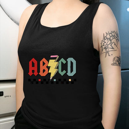 Best Student Shirt, Funny Back To School UnisexT-Shirt/Hoodie/Sweatshirt HLT00 - Rock ABCD Back to School ABCD Preschool Teacher Appreciation T-Shirt