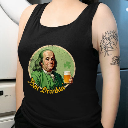 Patrick Day Shirts for Family, Funny Patrick Day shirts, st patrick's day Unisex T-Shirt/Hoodie/Sweatshirt HLT00 - Ben Drankin Shenanigan Clover Irish Shamrock St Patrick Day T-Shirt