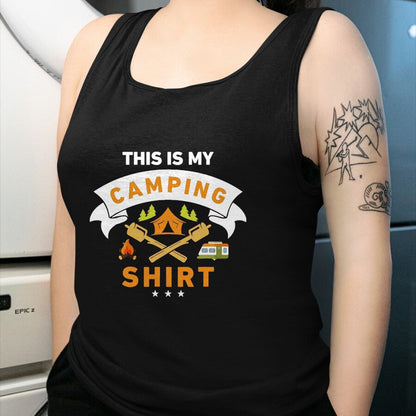 Funny Camping Shirt, Gift For Camping Lover Unisex T-Shirt/Hoodie/Sweatshirt HLT00 - This is My Camping Shirt Funny Camper T-Shirt T-Shirt, Men, Black, 3X-Large