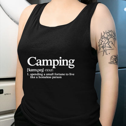 Funny Camping Shirt, Gift For Camping Lover Unisex T-Shirt/Hoodie/Sweatshirt HLT00 - Camping Definition Funny Camper Saying T-Shirt