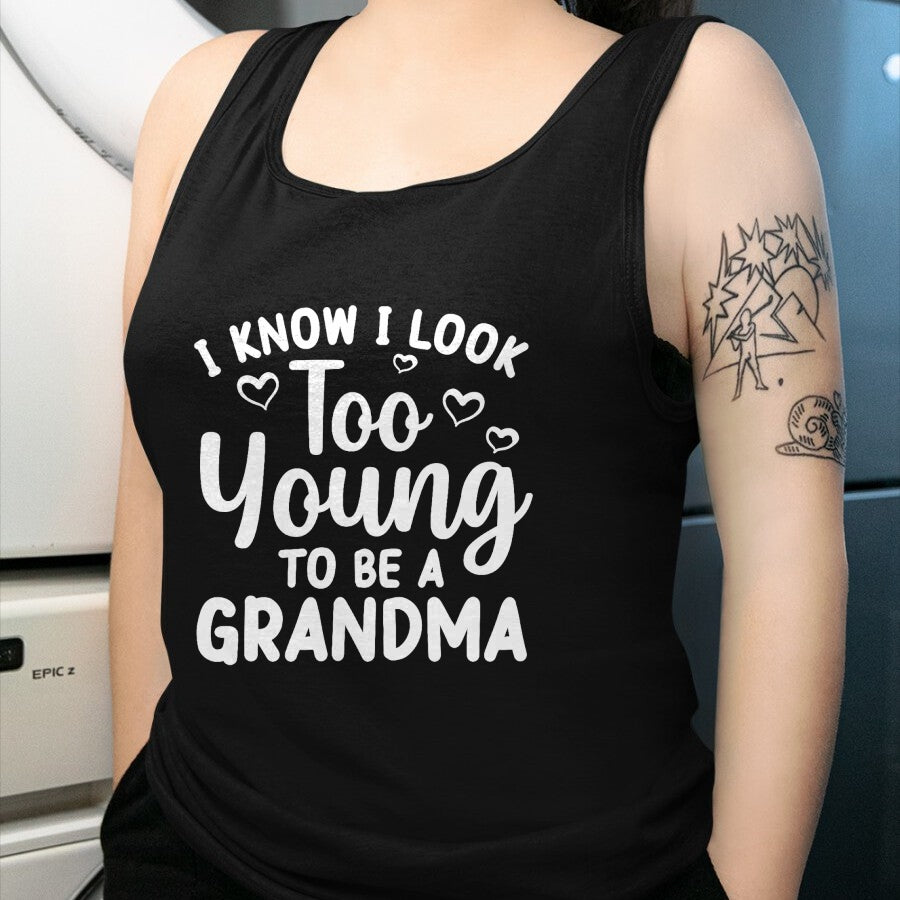 Best Grandma Shirt, Proud Grandma Unisex T-Shirt/Hoodie/Sweatshirt HLT00 - Funny Grandma To Be Art For Grandmother Grammy Women Grandma T-Shirt (1)