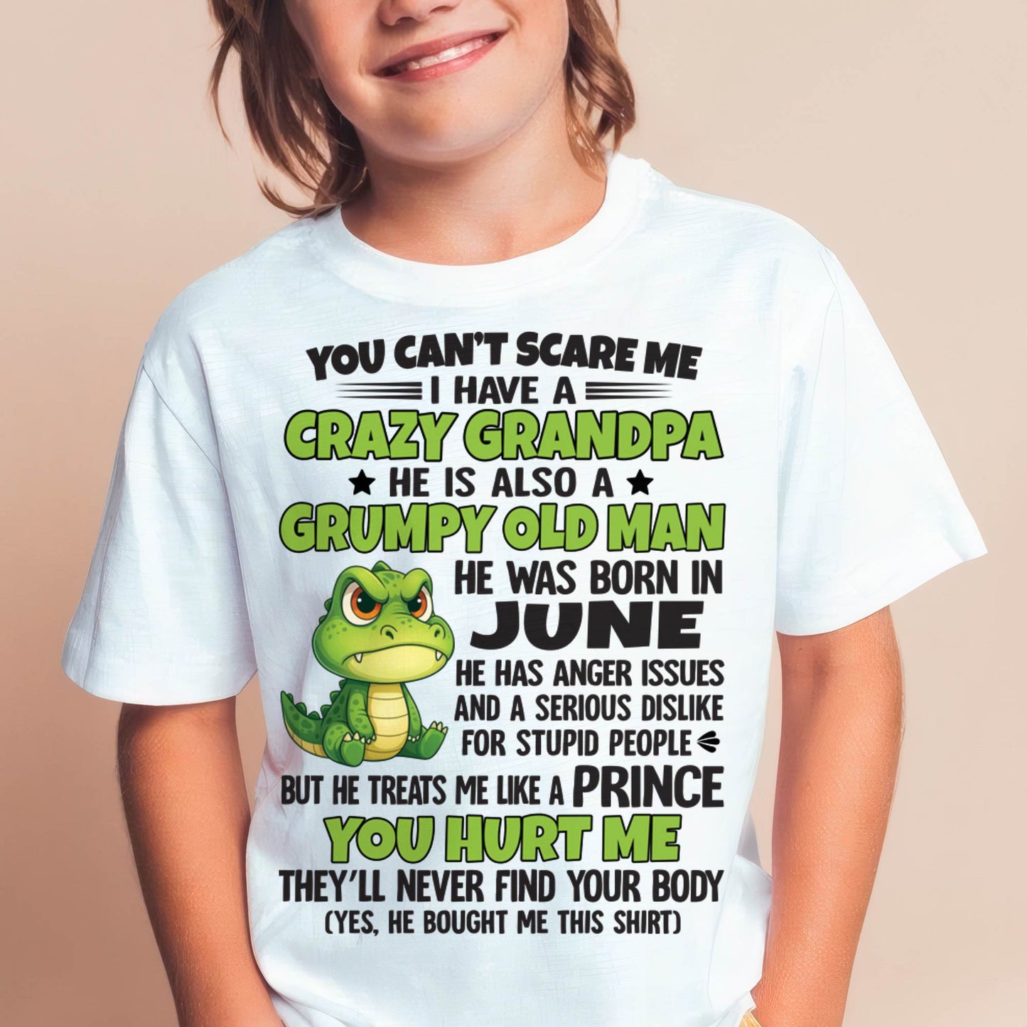 JUNE - YOU CAN’T SCARE ME - GIFT FOR GRANDSON FROM GRANDPA - DTSM06 (SKU09-121-06)